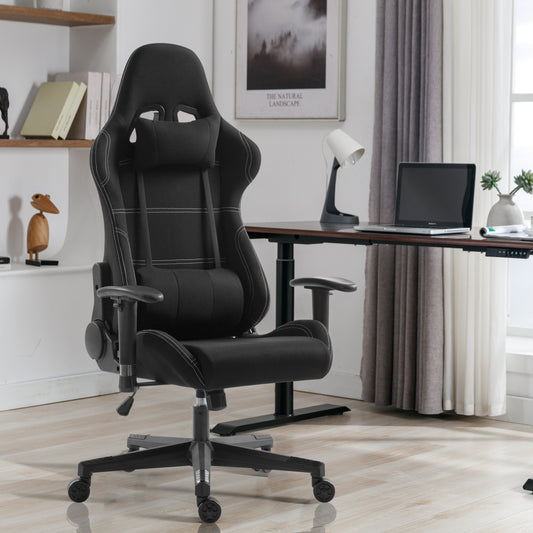 Workzone Stealth Ergonomic, Office Chair, Gaming Chair Black