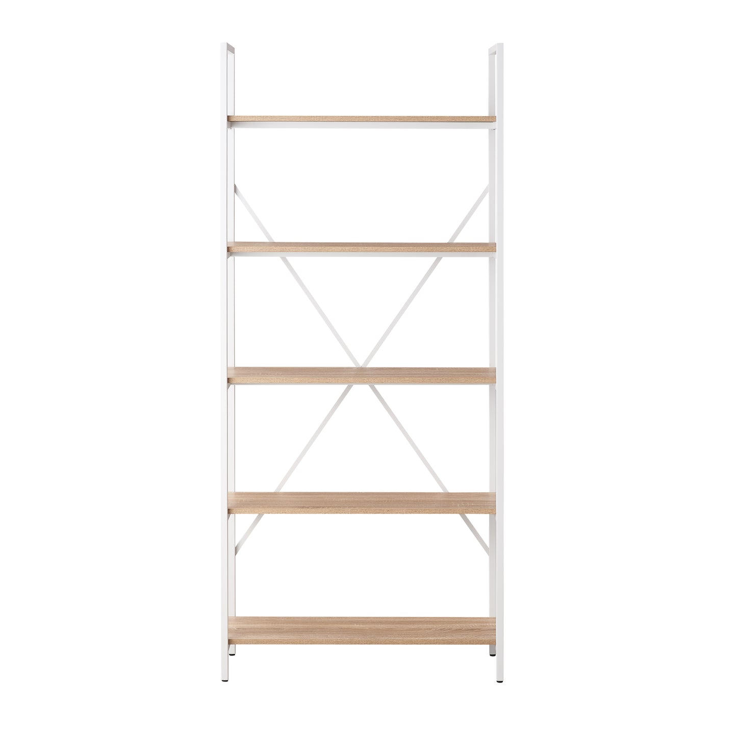 Workzone Aspect Bookcase 1800mm Open Style Oak