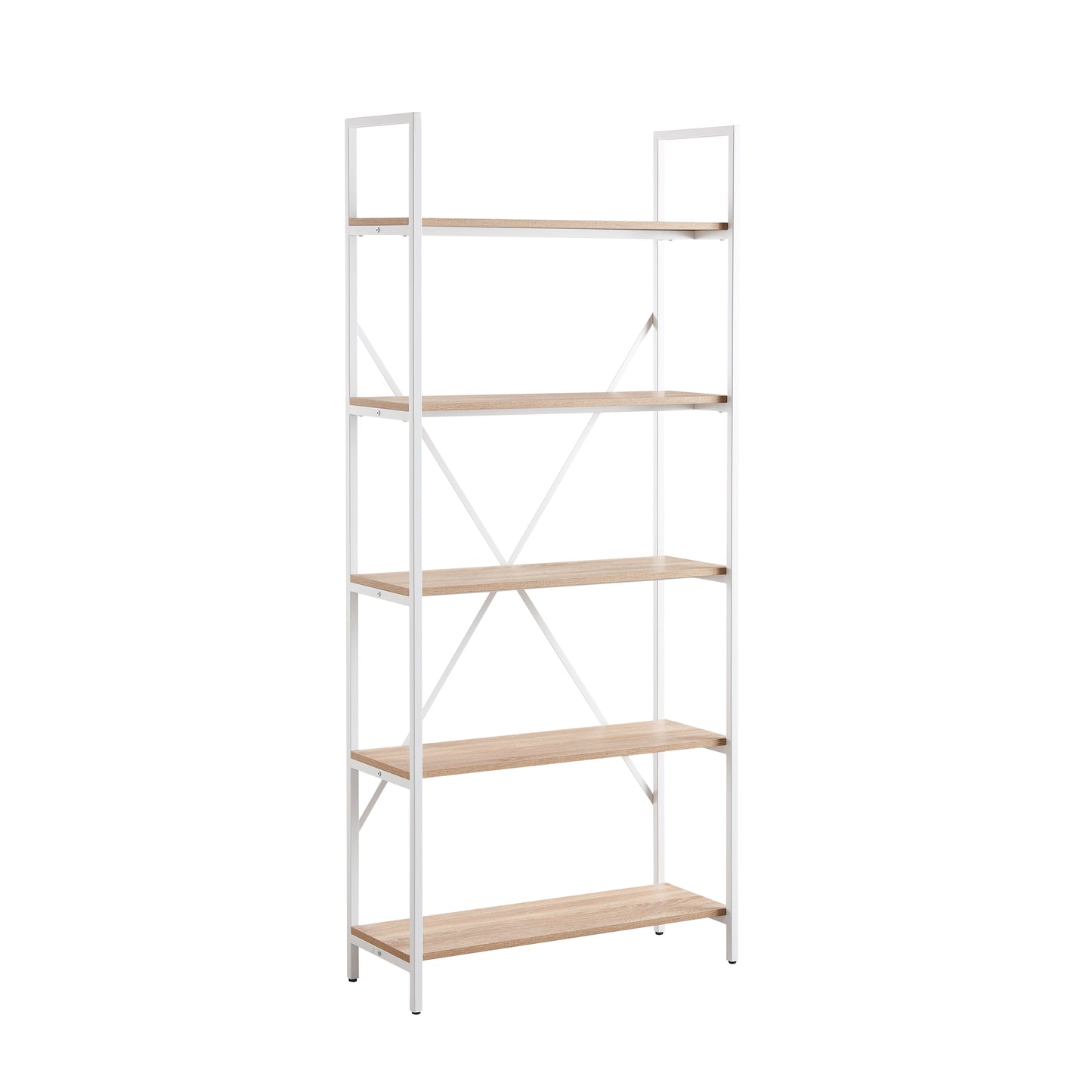 Workzone Aspect Bookcase 1800mm Open Style Oak