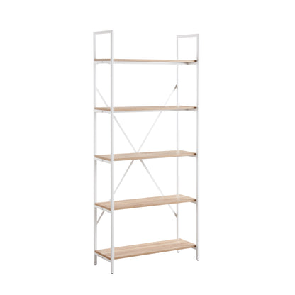 Workzone Aspect Bookcase 1800mm Open Style Oak