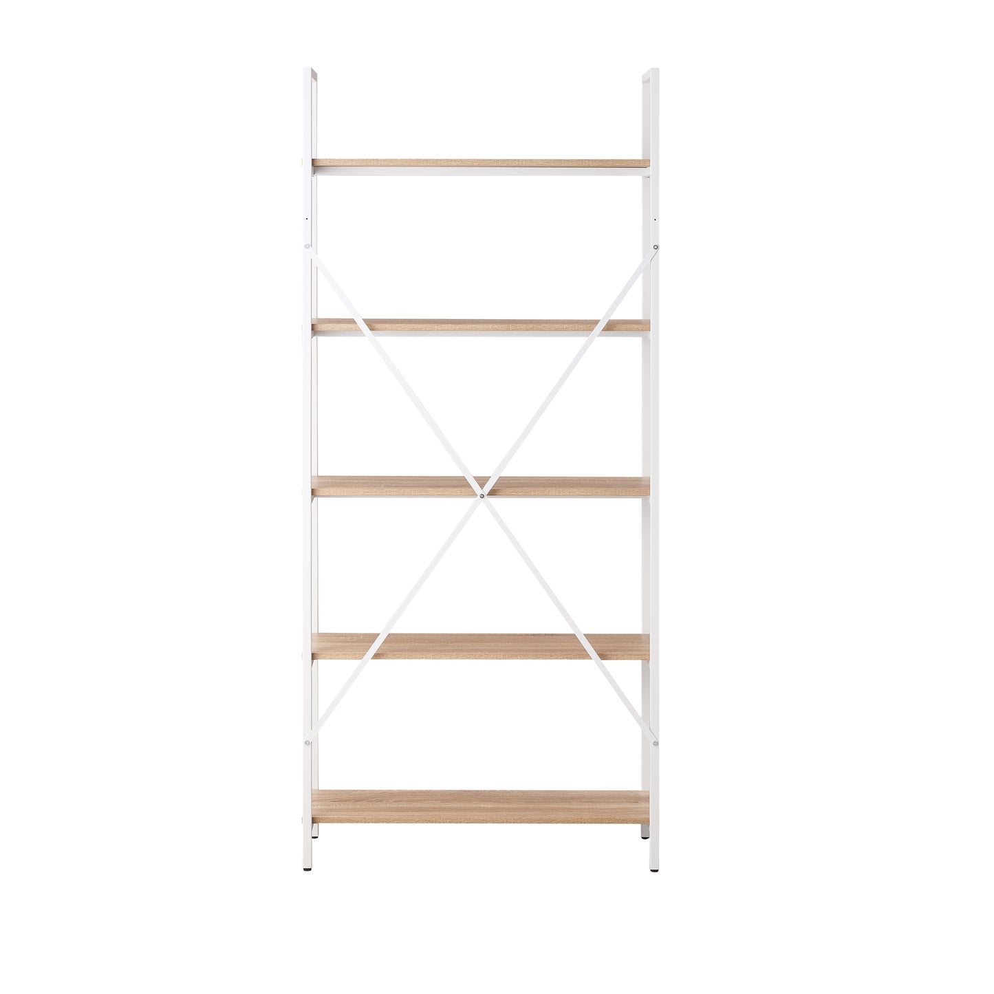 Workzone Aspect Bookcase 1800mm Open Style Oak