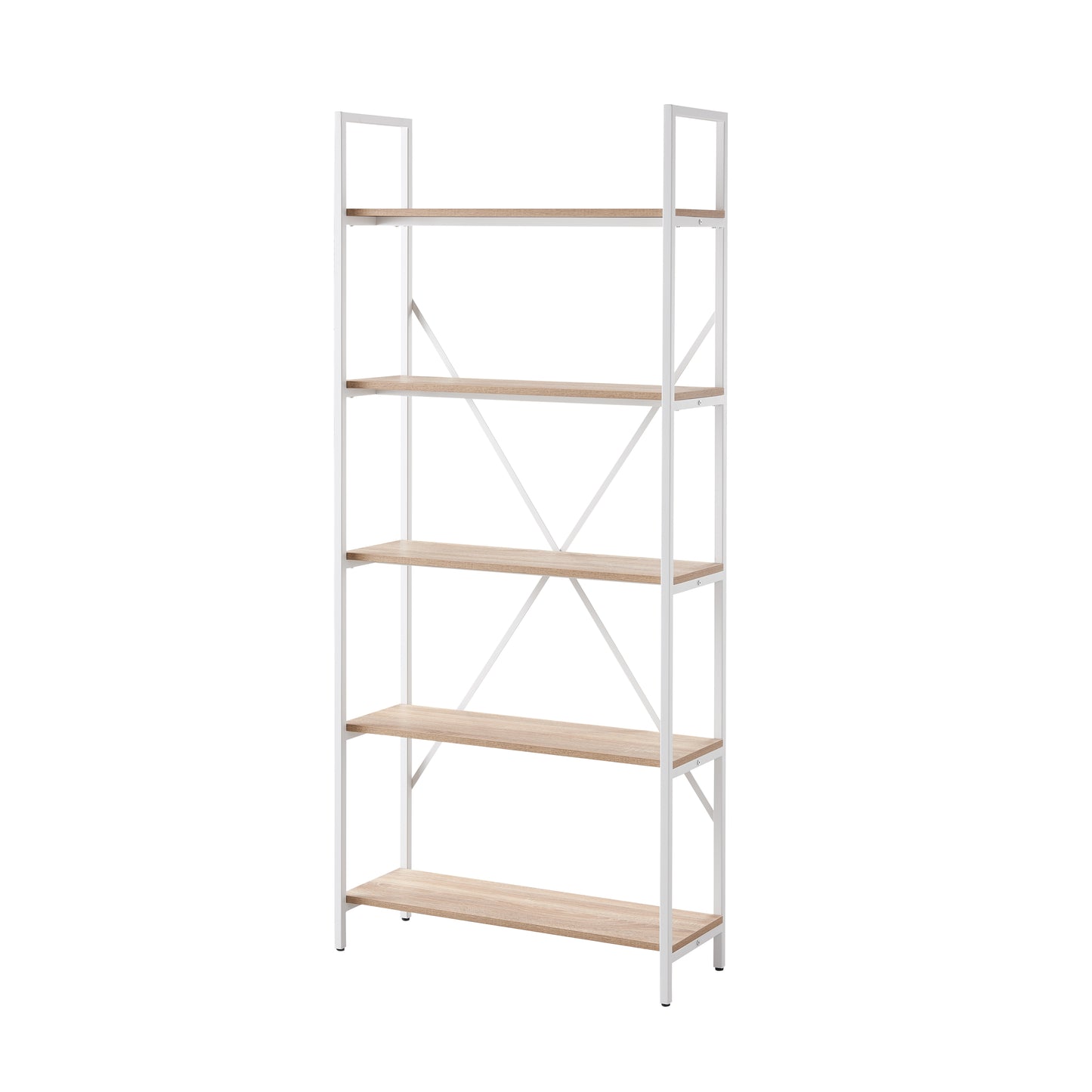Workzone Aspect Bookcase 1800mm Open Style Oak