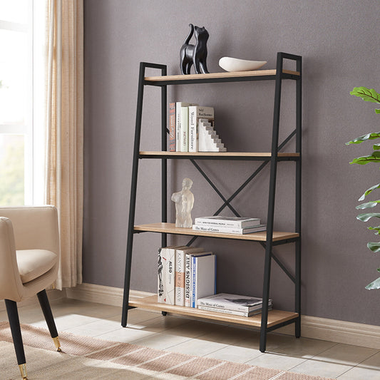 ASPECT 1300 Bookcase Oak/Black by Workzone™ Home Living Store